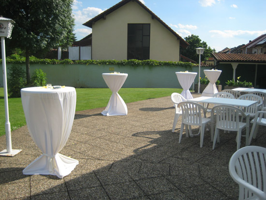 Vereinsheim Terasse